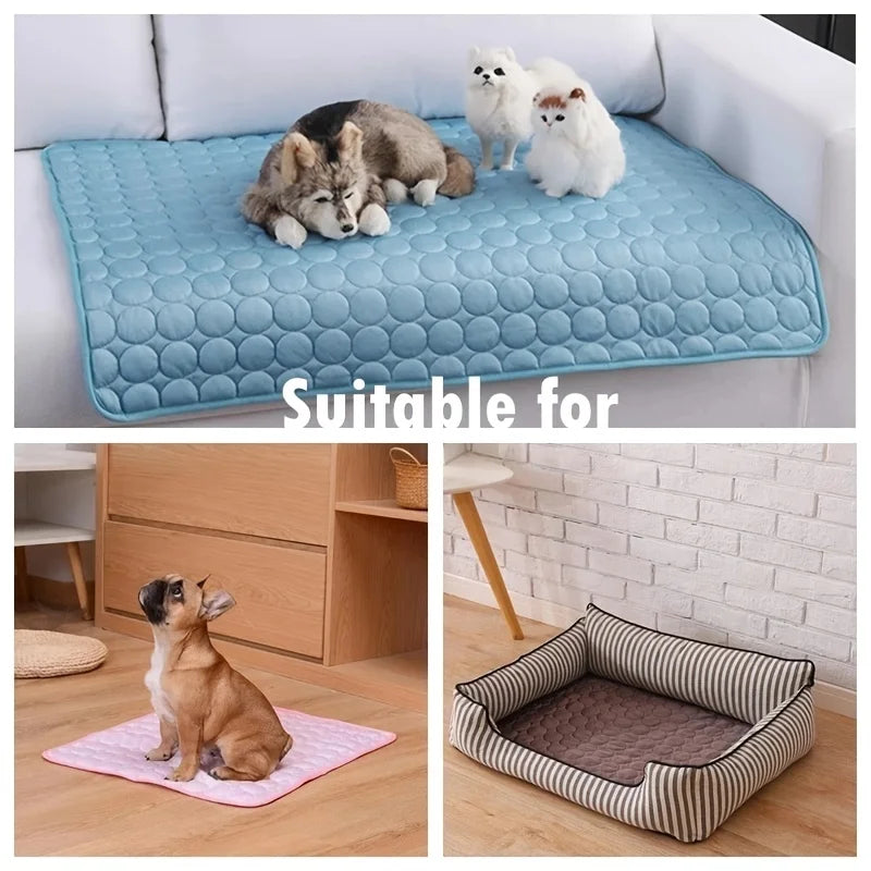 Tapis Rafraîchissant pour Chiens - Matelas d'Été pour Animaux de Compagnie