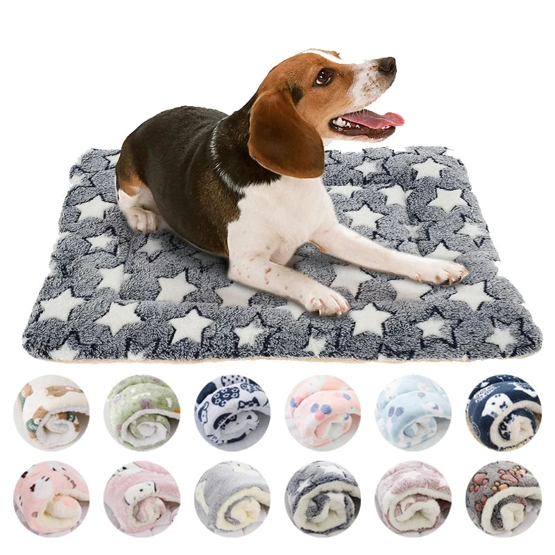 Tapis de Couchage en Flanelle pour Animaux - Matelas Confortable pour Chiens et Chats