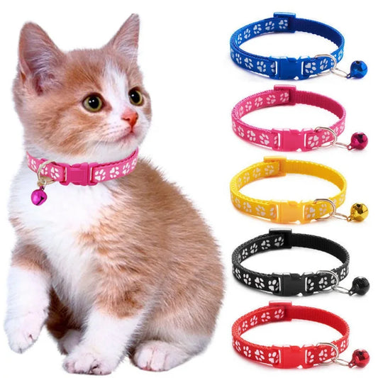 Collier de Sécurité Réglable avec Clochette pour chat