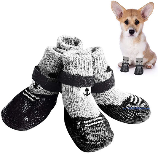 Chaussettes Imperméables pour Chiens et Chats - Protection Antidérapante et Respirante