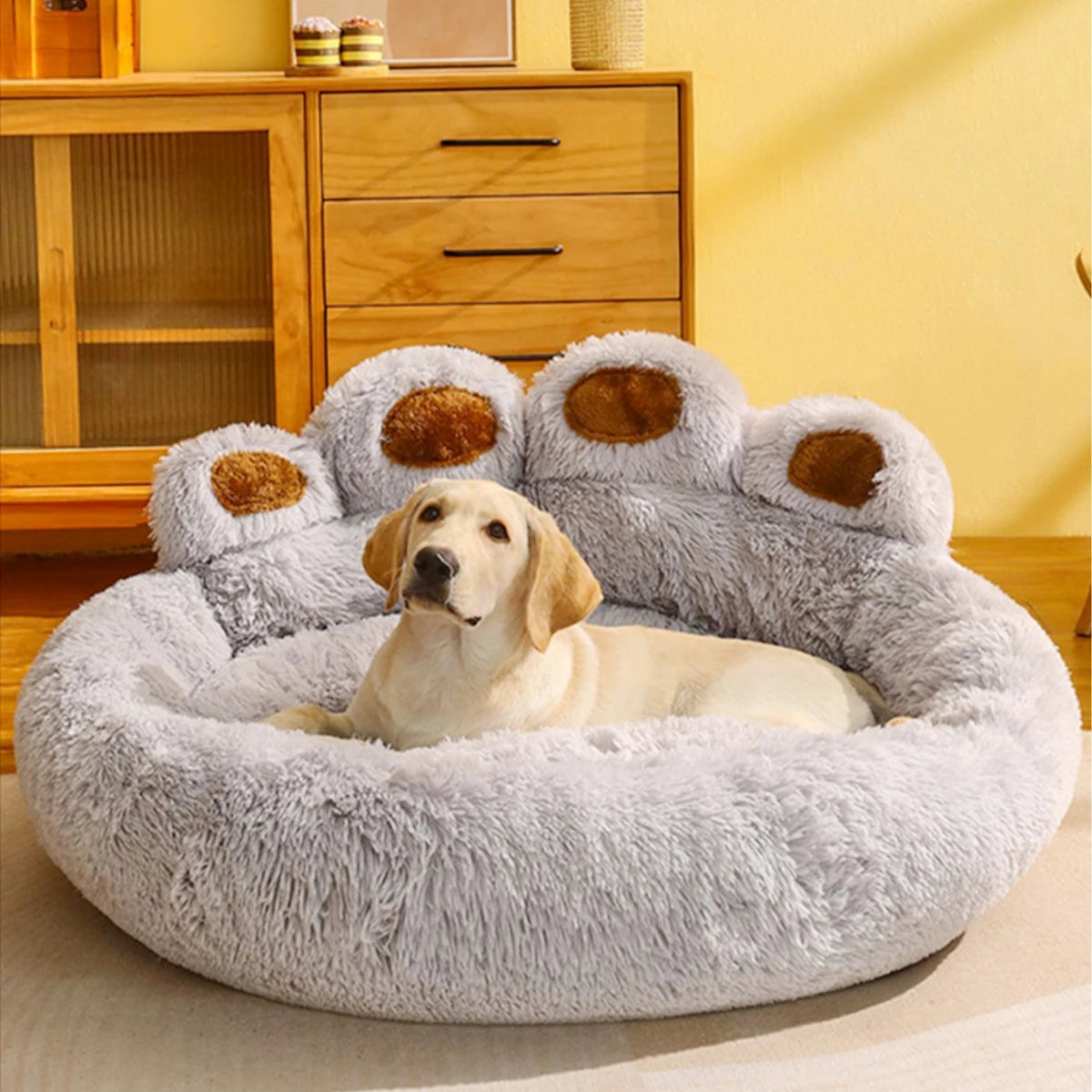 Canapé-Lit pour Chiens et Chats - Matelas Douillet et Lavable pour Animaux de Compagnie