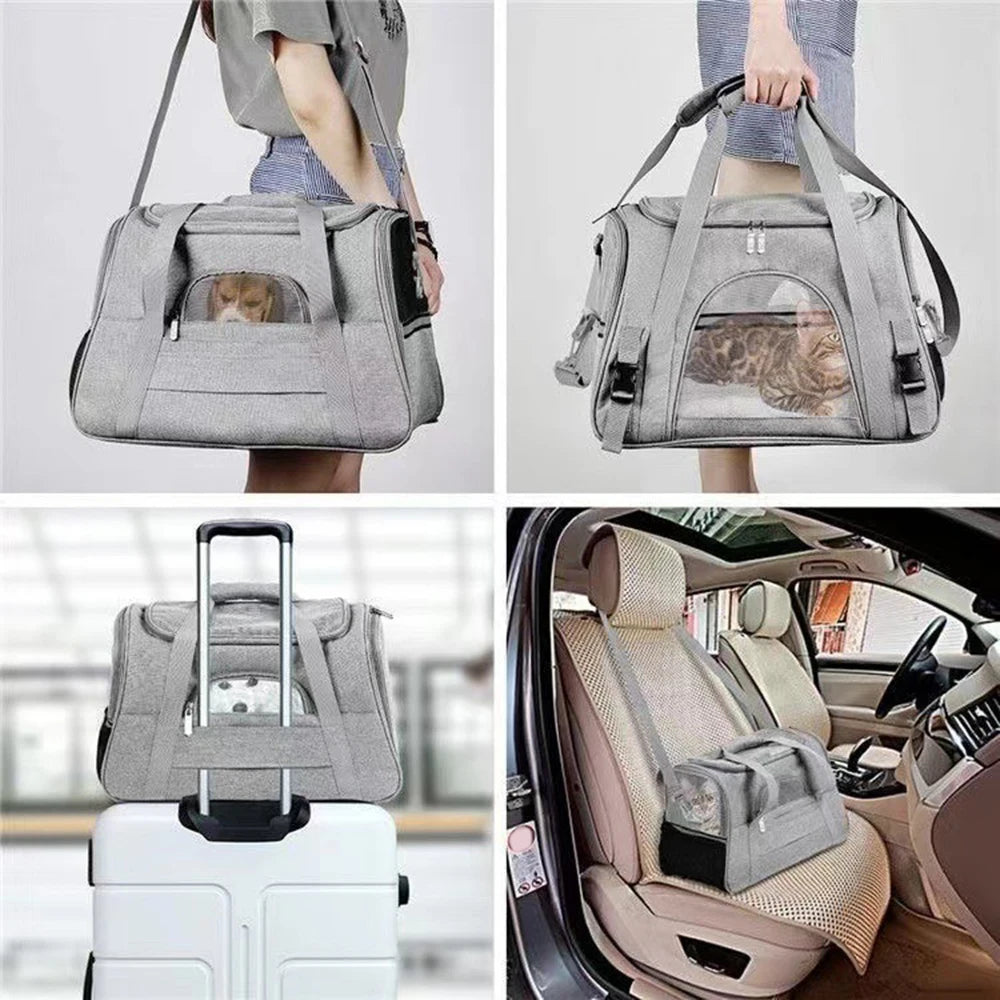 Sac de Transport Portable Respirant pour Chien et Chat