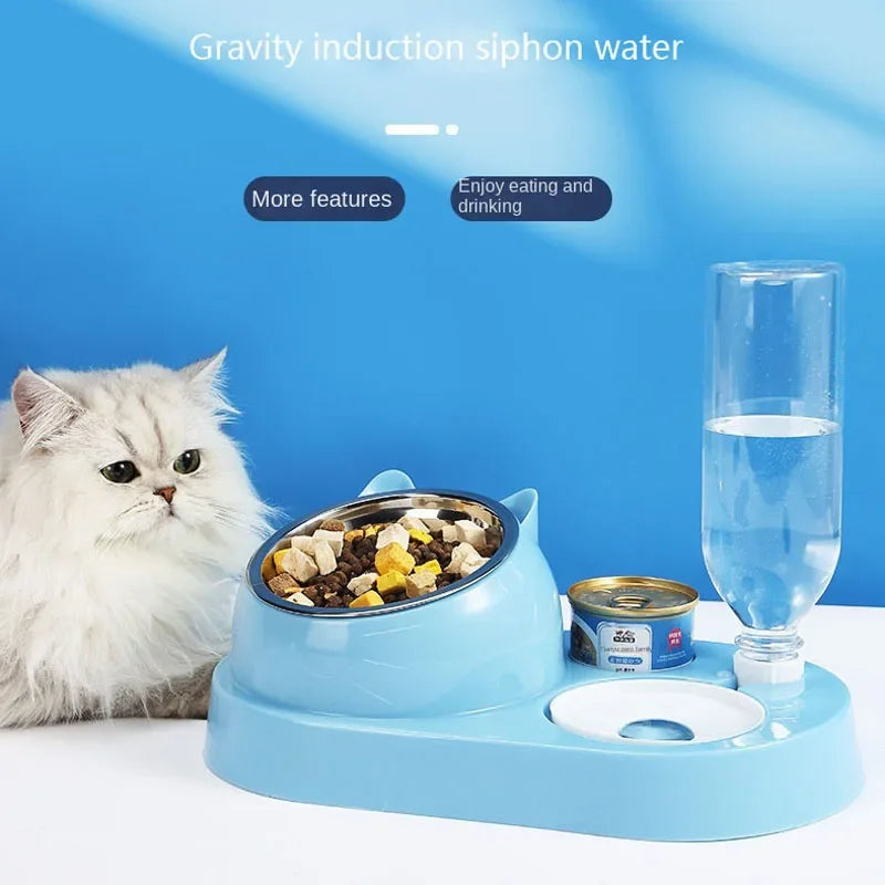 Fontaine d'eau et Nourrisseur Automatique pour Chiens et Chats