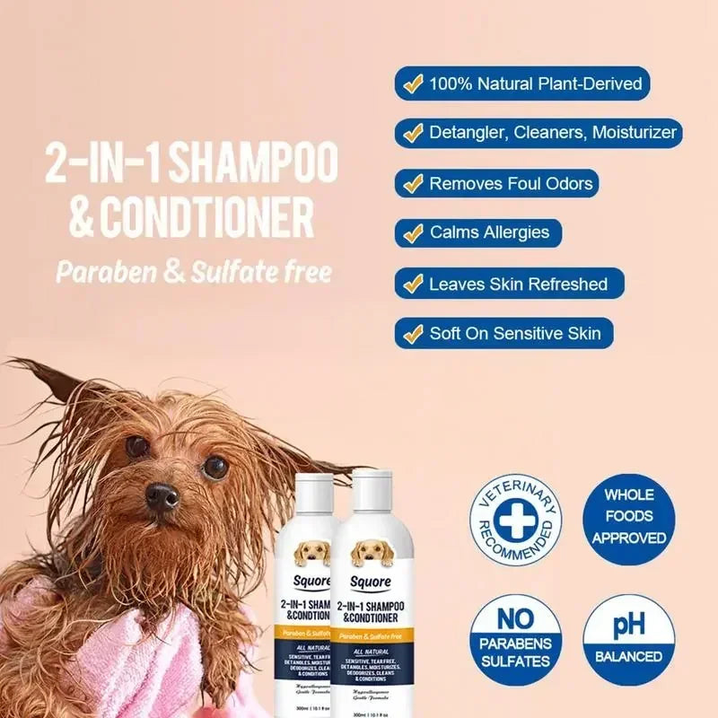 shampooing et Après-shampoing pour Chiots - Hydratation