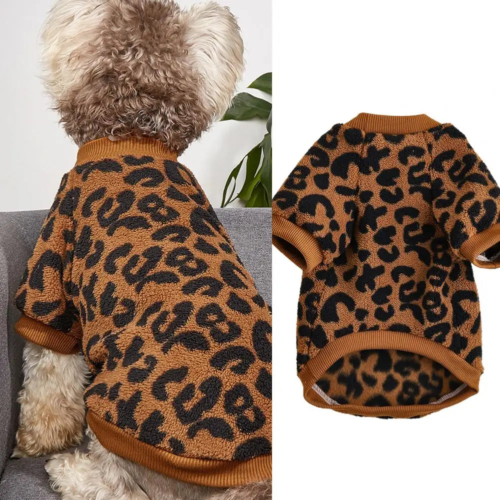 Pull Léopard pour Chiens