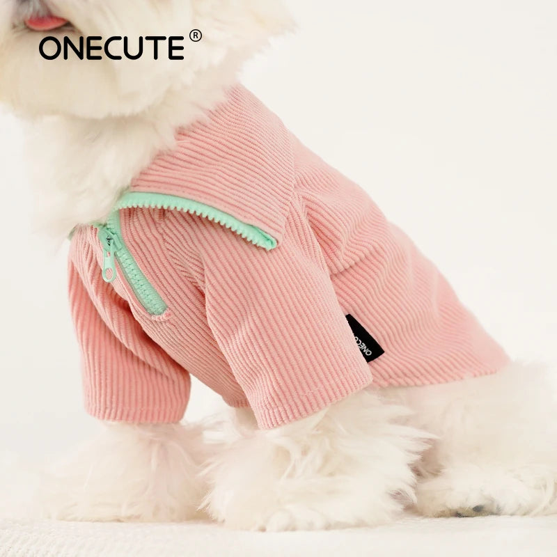 Veste à Fermeture Éclair pour Chiens de Petite et Moyenne Taille