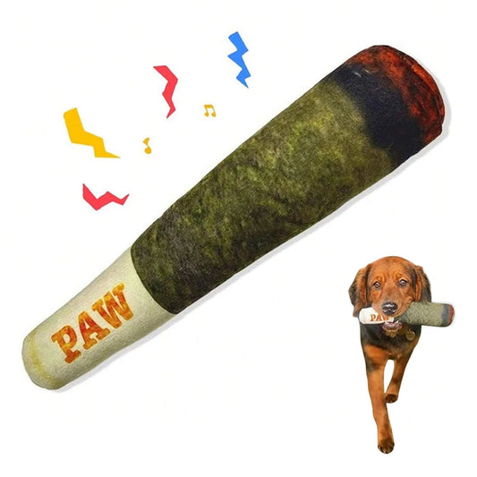 Jouet Cigaresque Interactive pour Chiens - Un Zeste de Fantaisie pour Votre Compagnon Canin!