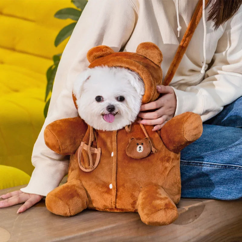 Sac de Sortie Portable pour Animaux - Sac à Épaule Chaud et Coupe-Vent